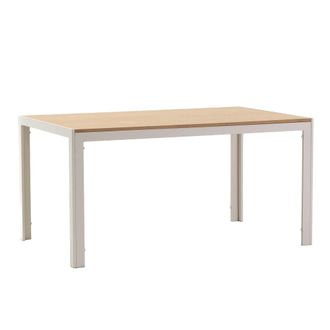 Siediti Fuori e Dentro Mesa rectangular 150x90 cm con tapa de mdf madera / blanco