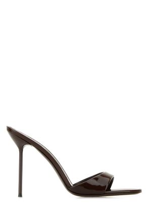PARIS TEXAS Brown Leather Heels