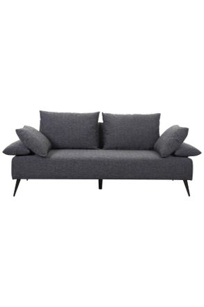 Livetastic Schlafsofa, Dunkelgrau, Textil, Füllung: Polyester,Polyester, 207x85x90 cm, Relaxfunktion, Schlafen auf Sitzhöhe, Wohnzimmer, Sofas & Couches, Schlafs