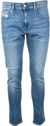 Diesel Klassieke Denim Jeans met Elastaanmix - Heren - Slim Fit Jeans - Blauw - W31 - Denim - Jeans