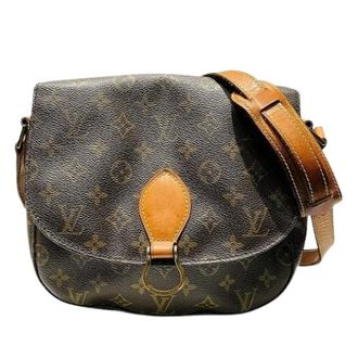 Louis Vuitton Pre-owned Cross Body Bags, female, Brown, Size: ONE SIZE Pre-owned Saint Cloud Monogram Shoulder Bag