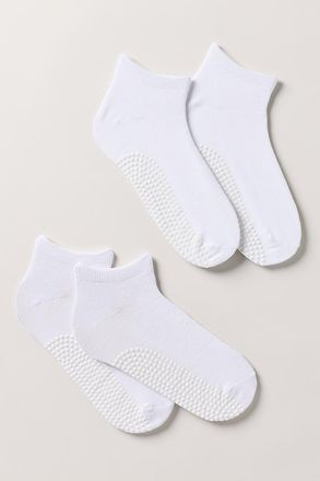 Stems Ankle Grip Socks, Set of 2