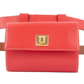 Ferragamo Leather Fanny Pack Sling Bag (Pre-Owned)