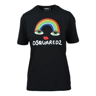 Dsquared2 T-Shirts, female, Black, Size: 2XS T-Shirt