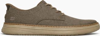 Skechers Mens Skechers HYLAND - JUSTINO Mens Casual Trainers Dark Taupe - Brown - Size: 10.5