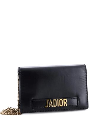 Dior JAdior Wallet on Chain Leather crossbody bag - Zwart