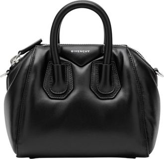 Givenchy Antigona Bomber Mini - Dames - Handtassen - Zwart - ONE Size - Leer - Tassen