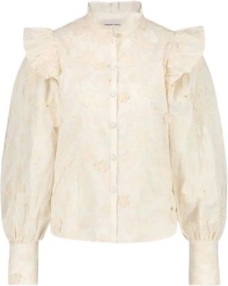 Fab By Fabienne Chapot Fabienne Chapot, Overhemden, Dames, Wit, XS, Katoen, Geborduurde Katoenen Popeline Blouse