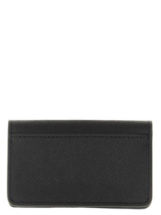 Maison Margiela Four Stitches Calfskin Card Case - Black