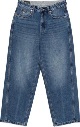 Emporio Armani Jeans met logoplakkaat - Blauw