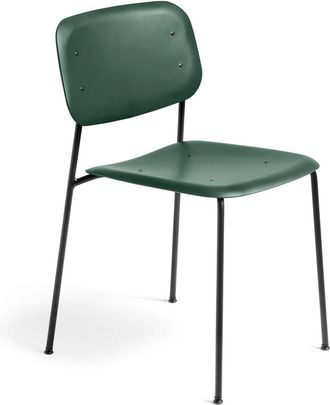 HAY Soft Edge 45 Stuhl, hunter gr&uuml;n / schwarz