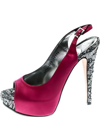 Gina Sandalen verfraaid met kristal - Roze