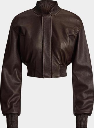 Ralph Lauren Collection Noland Lambskin Flight Jacket