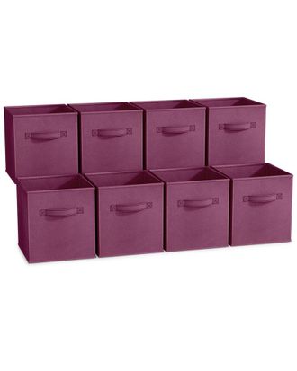Sorbus 11In 8 Pack Foldable Storage Bins