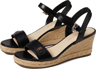 Tommy Hilfiger Genavo Womens Sandals Black : 5.5 M, Leather/Rubber