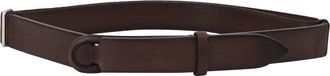 Orciani Minimalist Calf Leather Integrated Belt