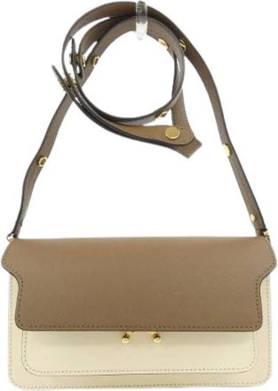 Marni Pre-owned Cross Body Bags, female, Multicolor, Size: ONE SIZE Pre-owned Trunk Leather Shoulder Bag