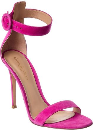 Gianvito Rossi Portofino 105 Suede Sandal