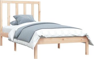 vidaXL Bed Frame without Mattress Solid Wood Pine 90x200 cm vidaXL