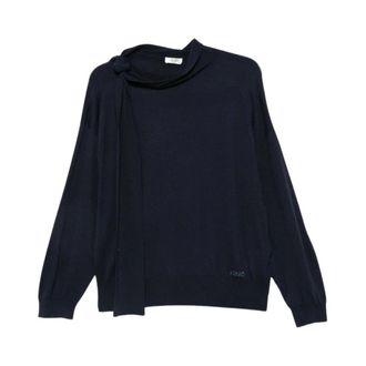 Liu Jo Dames, Truien, Zwart, Maat: XS