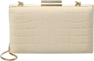 Jason Wu Croc-Embossed Leather Clutch
