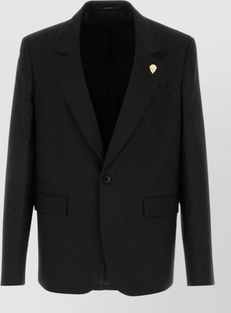 Gucci printed single-breasted blazer