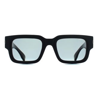 Police Square Mens Shiny Black Grey Green SPLP32E G.O.A.T. 1 - One Size