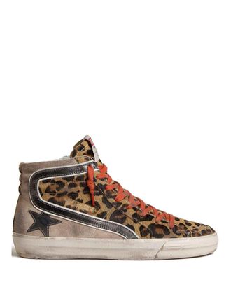 Golden Goose Slide Leather Sneakers