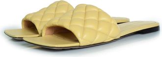 Bottega Veneta Pre-owned Womens yellow leather lido sandals - Size EU 41
