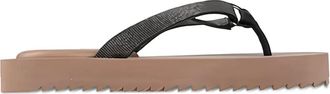 Brunello Cucinelli Monili-chain flip flops - Brown