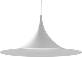 Lumicom Louie binario Sospensione, 1X E27, max 42W, metallo, bianco opaco, D.33cm - Lumicom