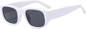 Generic Outdoor Men Vacation Sunglasses Sports Beach Women Driving Sun Glasses(White)