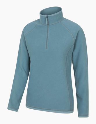 Mountain Warehouse Womens Mountain Warehouse Womens/Ladies Montana Half Zip Fleece Top - Orange - Size: 24
