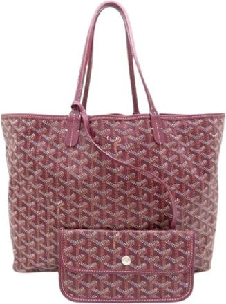 Goyard Pre-owned Tote Bags, female, Red, Size: ONE SIZE Pre-owned Vintage Canvas Shoulder Bag