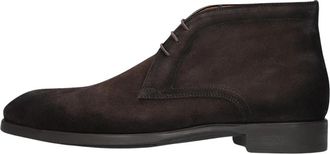 Magnanni Bruine Herenlaarzen voor Alle Seizoenen - Heren - Veterlaarzen - Bruin - 40 EU - Wol - Schoenen