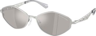 Michael Kors MK1181 GOLD COAST 18936G Womens Sunglasses Silver Size 56