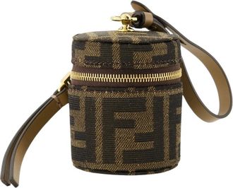 Fendi Mini Bags, female, Brown, Size: ONE SIZE Baguette Coin Holder