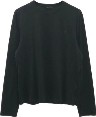 Prada Top con logo anni 2000 - Nero