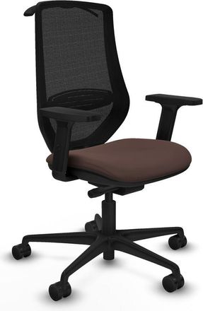 Piqueras y Crespo Piqueras Y Crespo Mardos Silla De Oficina Negro Marr&oacute;n