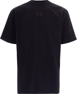 44 Label Group Black Logo Crew Neck T-Shirt
