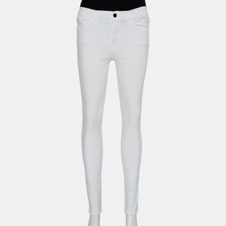 Frame Denim Frame White Denim High Skinny Blanc Jeans