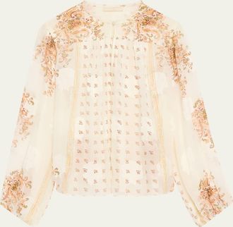 Ulla Johnson Aster Long-Sleeve Blouse