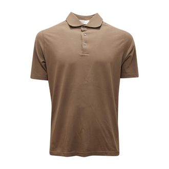 FILIPPO DE LAURENTIIS Polo Shirts, male, Brown, XL, O8224 Shirt