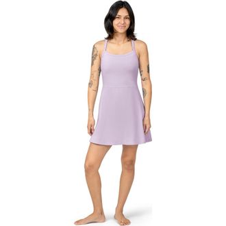 Kindred Bravely Stevie Active Racerback Nursing Dress in Lavender Mist at Nordstrom, Size Large