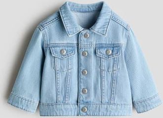 H&M Denim Jacket in Light Denim Blue at Nordstrom, Size 12-18M