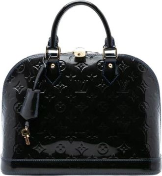 Louis Vuitton Pre-owned Handbags, female, Blue, Size: ONE SIZE Pre-owned Alma PM