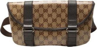 Gucci Pre-owned Canvas Belt Bag - - Pre-owned - Donna - Beige - ONE SIZE