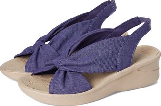 Life Stride Serenade Slingbacks Womens Sandals Skipper Blue Stretch Fabric : 9.5 W (C), Textile