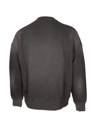 Golden Goose Logo Appliqu&eacute; Cotton Sweatshirt - Dark Grey
