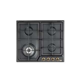 DeLonghi Placa De Gas Empotrada Delonghi Anf 46 Pro Antracita De 4 Fuegos